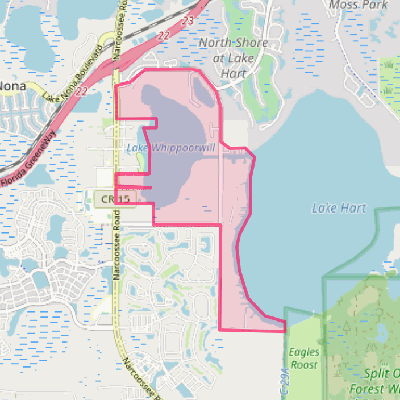 Map of Lake Hart