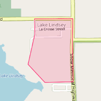 Map of Lake Lindsey