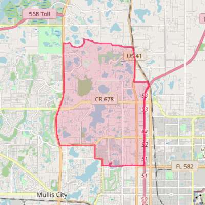 Map of Lake Magdalene