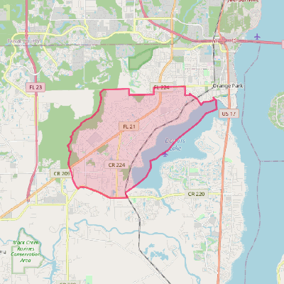 Map of Lakeside