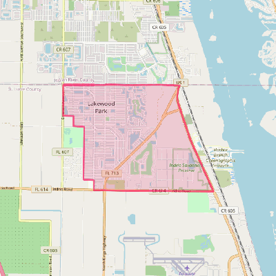 Map of Lakewood Park