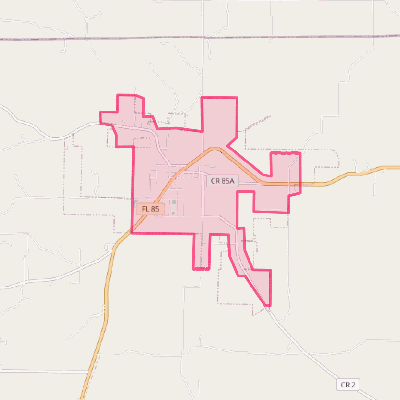 Map of Laurel Hill