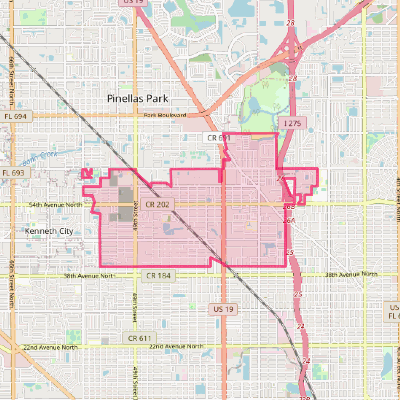 Map of Lealman