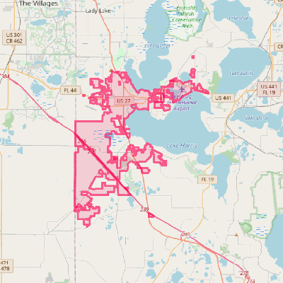 Map of Leesburg