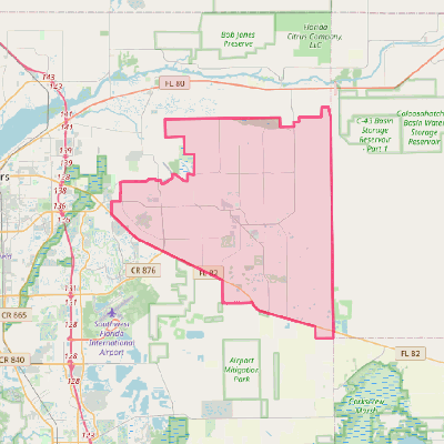 Map of Lehigh Acres