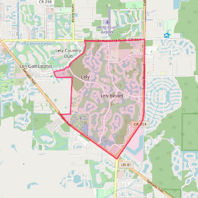 Map of Lely Resort