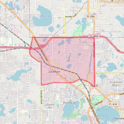 Map of Lockhart