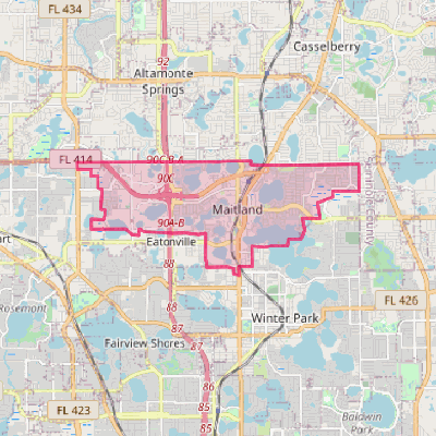 Map of Maitland