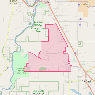 Map of Manatee Road