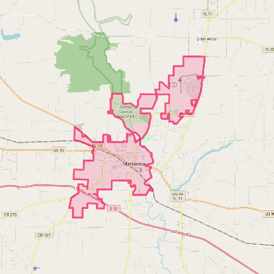 Map of Marianna