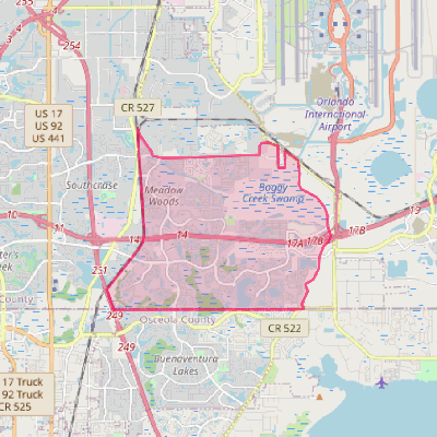 Map of Meadow Woods