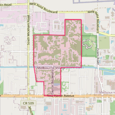 Map of Melbourne Village