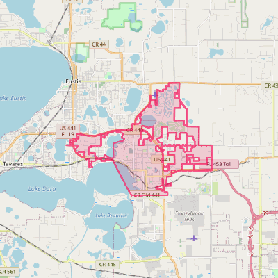 Map of Mount Dora