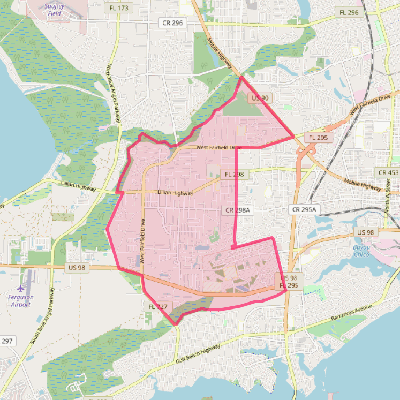 Map of Myrtle Grove