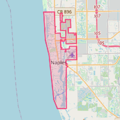 Map of Naples