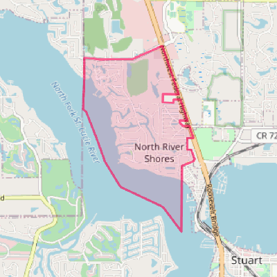 Map of North River Shores