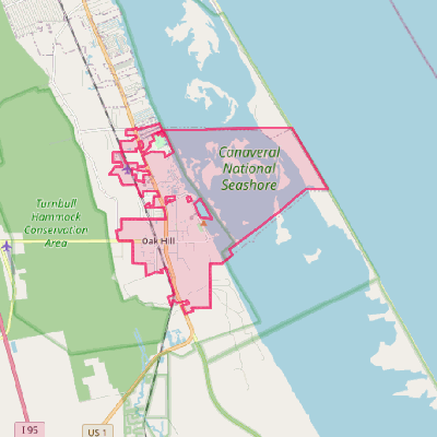 Map of Oak Hill
