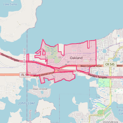 Map of Oakland