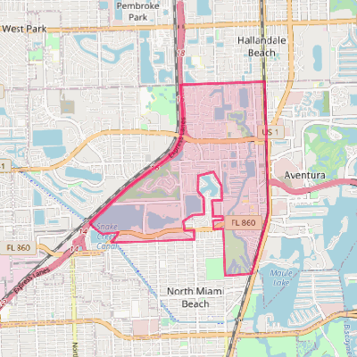 Map of Ojus