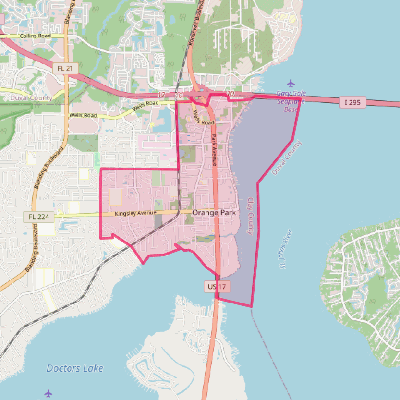 Map of Orange Park