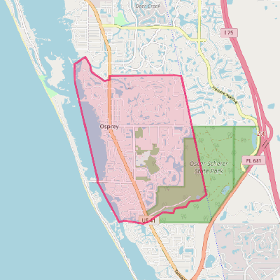 Map of Osprey