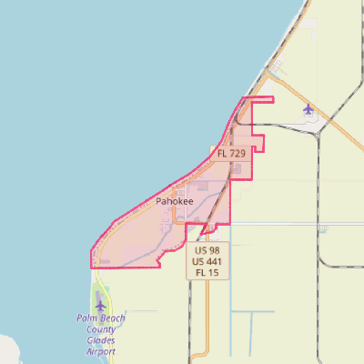 Map of Pahokee