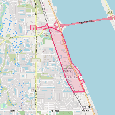 Map of Palm Shores