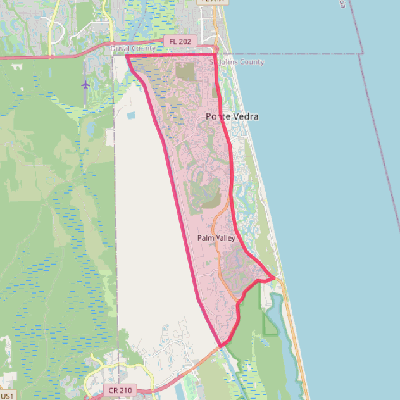 Map of Palm Valley