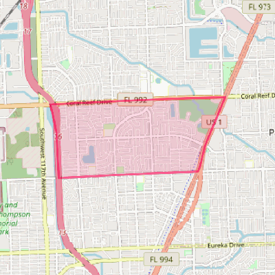 Map of Palmetto Estates