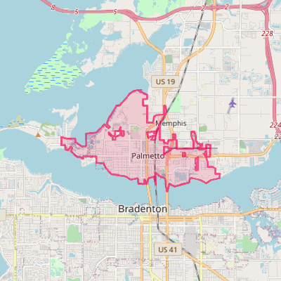 Map of Palmetto