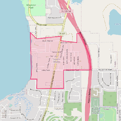 Map of Paradise Heights