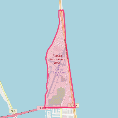 Map of Patrick AFB