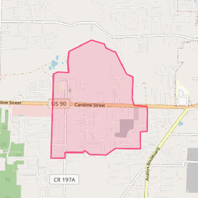 Map of Pea Ridge