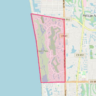 Map of Pelican Bay