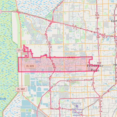 Map of Pembroke Pines