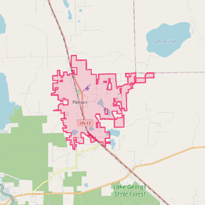 Map of Pierson