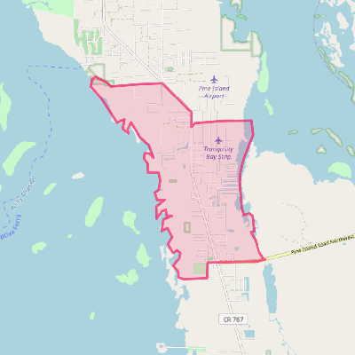 Map of Pine Island Center