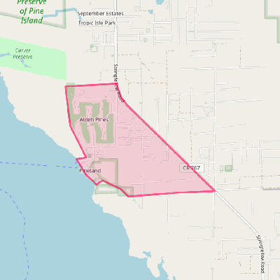 Map of Pineland