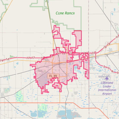 Map of Plant City