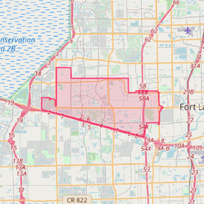 Map of Plantation