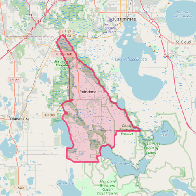 Map of Poinciana