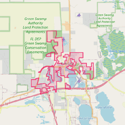 Map of Polk City