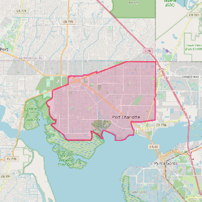 Map of Port Charlotte