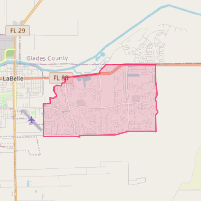 Map of Port LaBelle