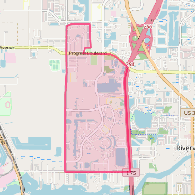 Map of Progress Village