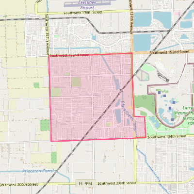 Map of Richmond West