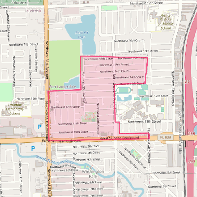 Map of Roosevelt Gardens