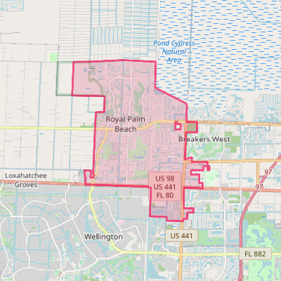 Map of Royal Palm Beach