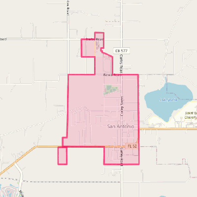 Map of San Antonio