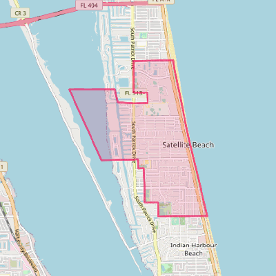 Map of Satellite Beach